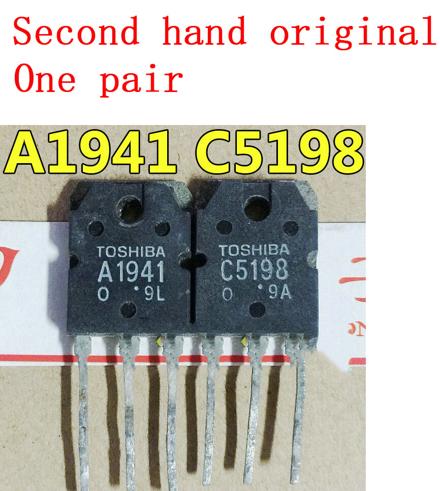One pair 2sa1941 2sc5198 c5198 a1941 audio power amplifier tube