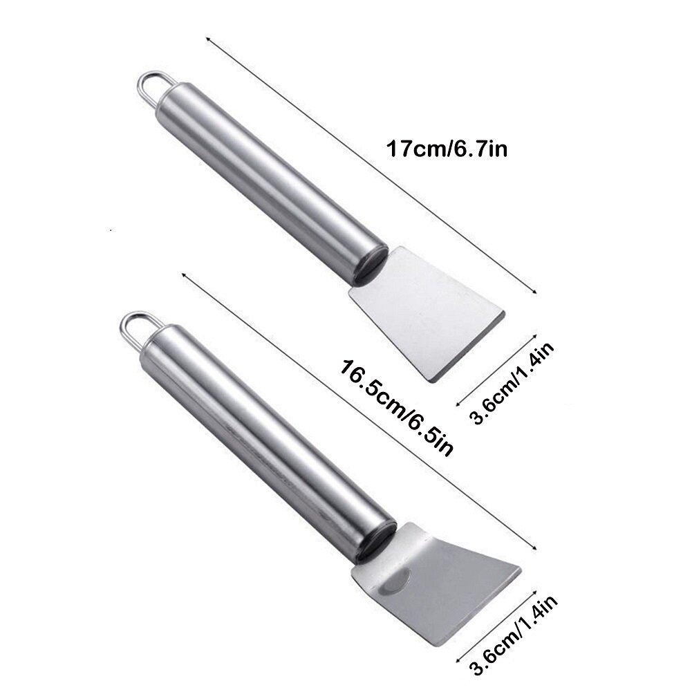 Stain Thawing Scraper Oil Remover Tool Stainless Multifunctional Steel