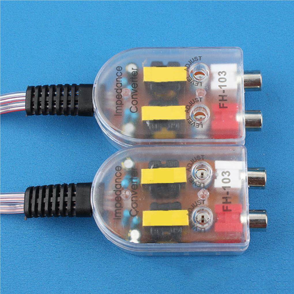 Car High-To-Low Audio Converter Truck Auto Amplifier Conversion Replacement