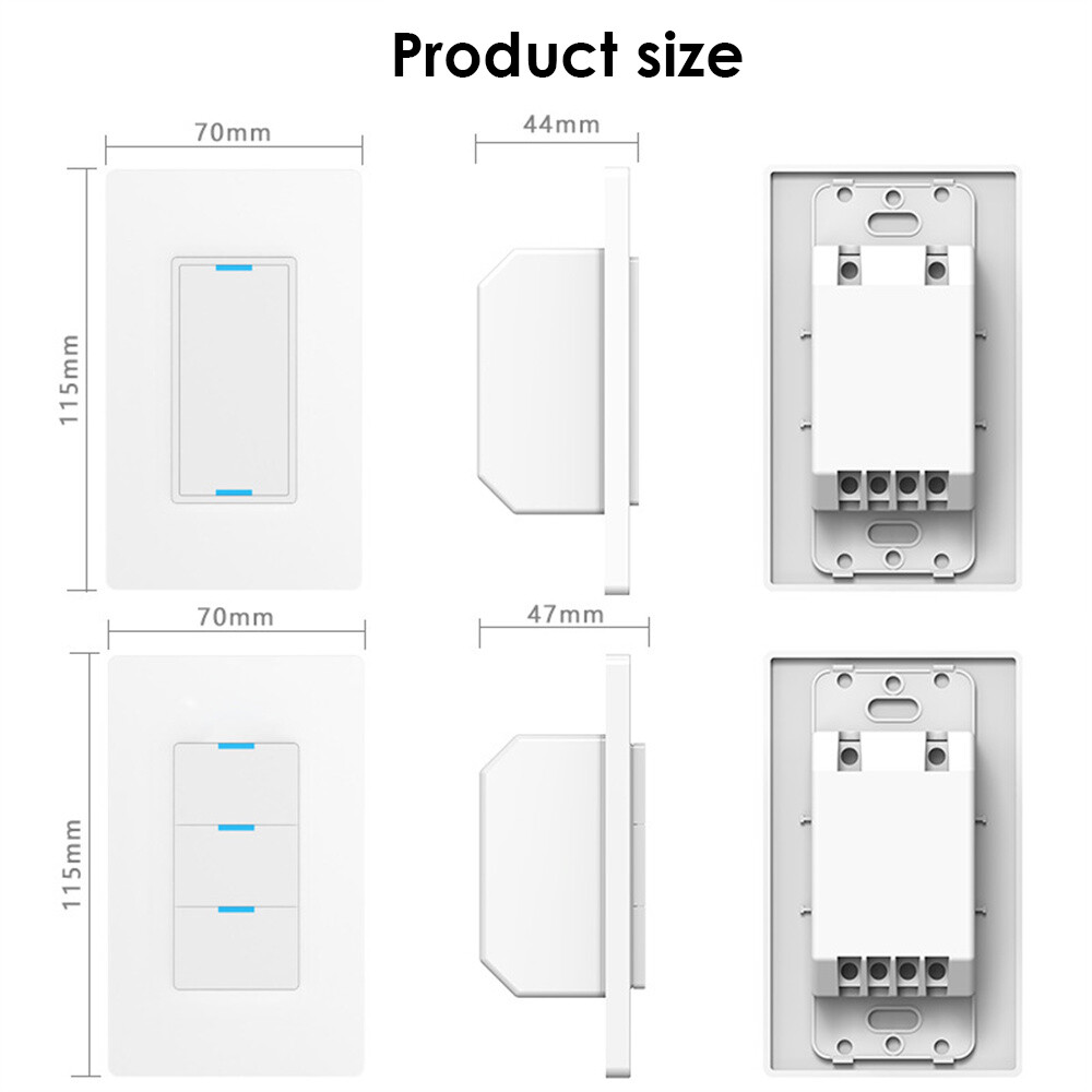 E cuộc sống cửa hàng thông minh wifi công tắc cảm ứng tường tuya zigbee bluetooth tường chuyển đổi 2 cách kiểm soát công tắc thông minh 100-240vac công tắc hẹn giờ chúng tôi không có dây trung tính yêu cầu đèn thông minh chuyển đổi 1 2 3 gang tuya nhà thô