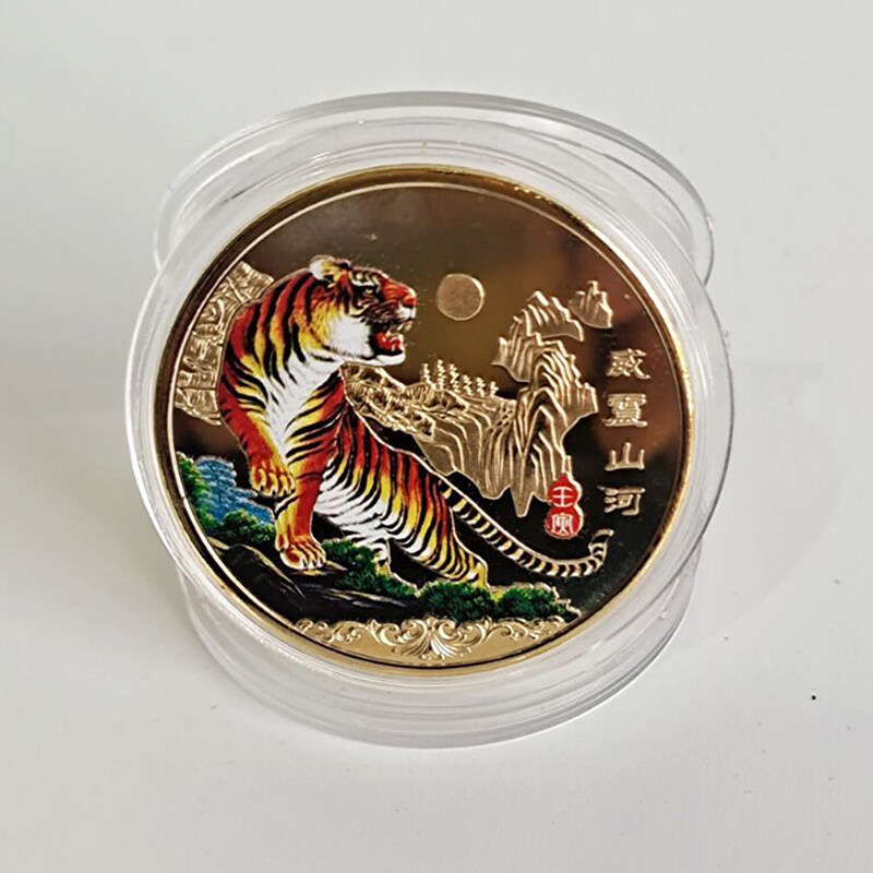 [Buy 4 get 4%]2022 China New Year Tiger Year Challenge Coin ...