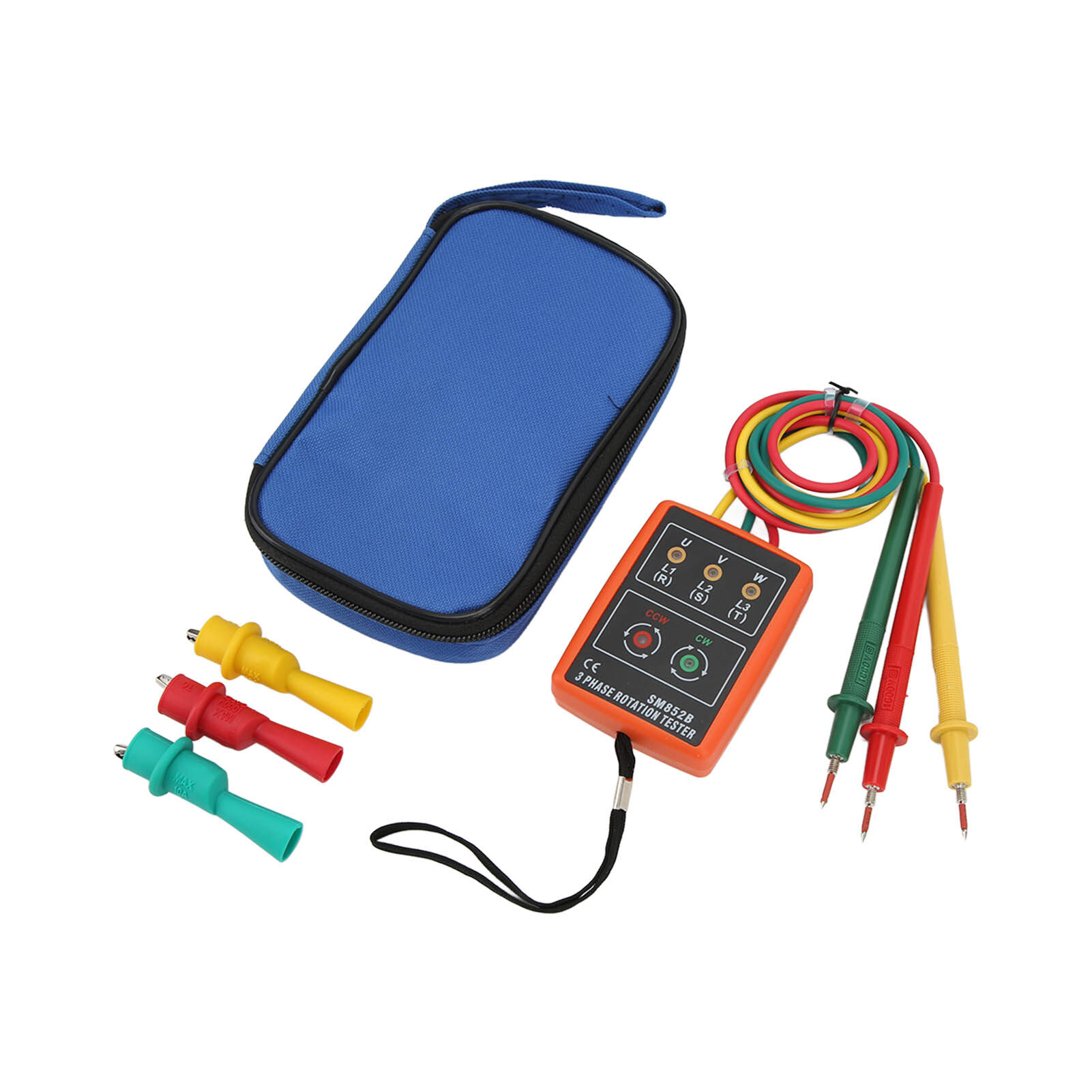 3 Phase Rotation Tester Meter for Electricity Testing Tool AC 60~600V 20Hz~400Hz