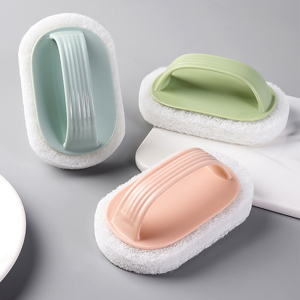 Kitchen Sponge Brush Bathroom Strong Cleaning Brush 清洁刷 洗碗海棉