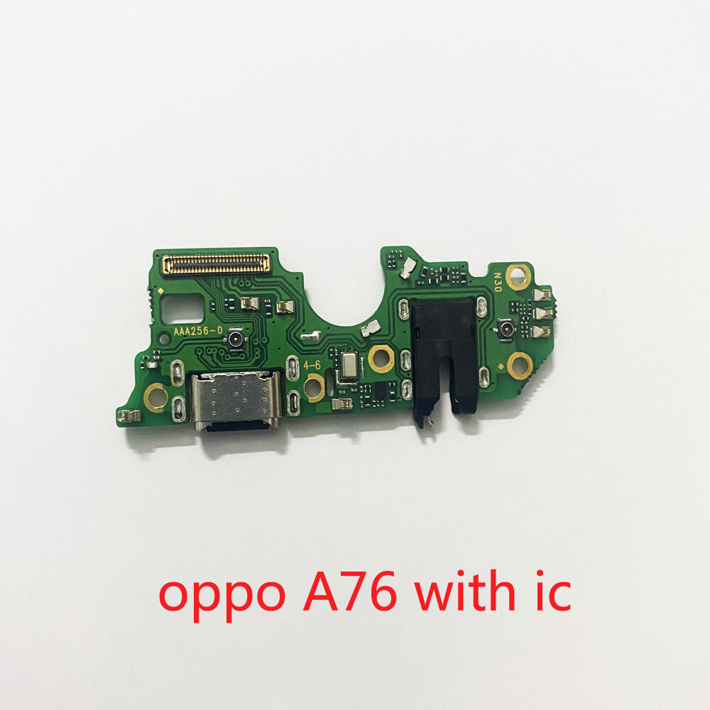 Charger usb dock charging dock port board with mic flex cable for oppo a76 with ic