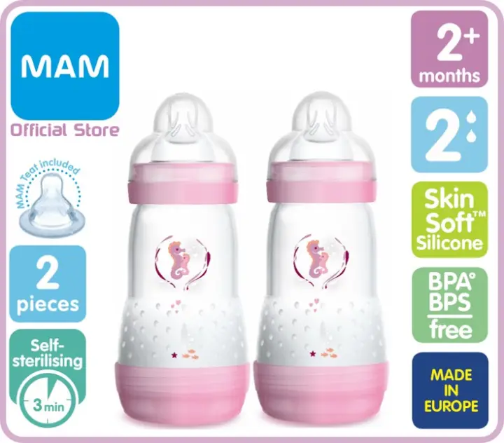 mam 2 month bottles