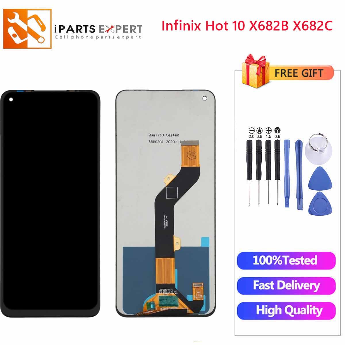 lcd infinix hot 10 x682b