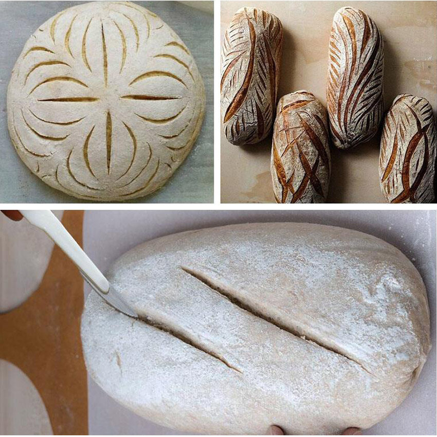 [Mua 1 Tặng 1] 1 Chiếc Máy Cắt Bánh Mì Cong Hình Cung Dụng Cụ Cắt Bánh Mì Baguette Kiểu Phương Tây Đặc Biệt