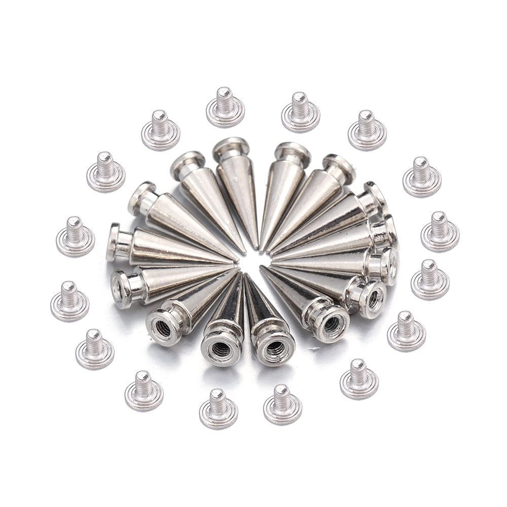 10-50Pcs DIY Punk Rivets Metal Spike Rivets Punk Clothes Bag Leather Rivet Nailheads Accessories