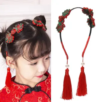 Fashion Chinese Style Retro Headband Tassel Lovely Handmade Hair