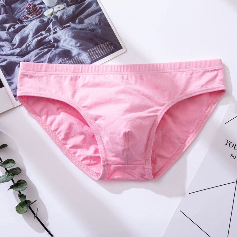 Mens Sexy Comfortable Breathable Low-rise U-convex Briefs Underwear Underpants