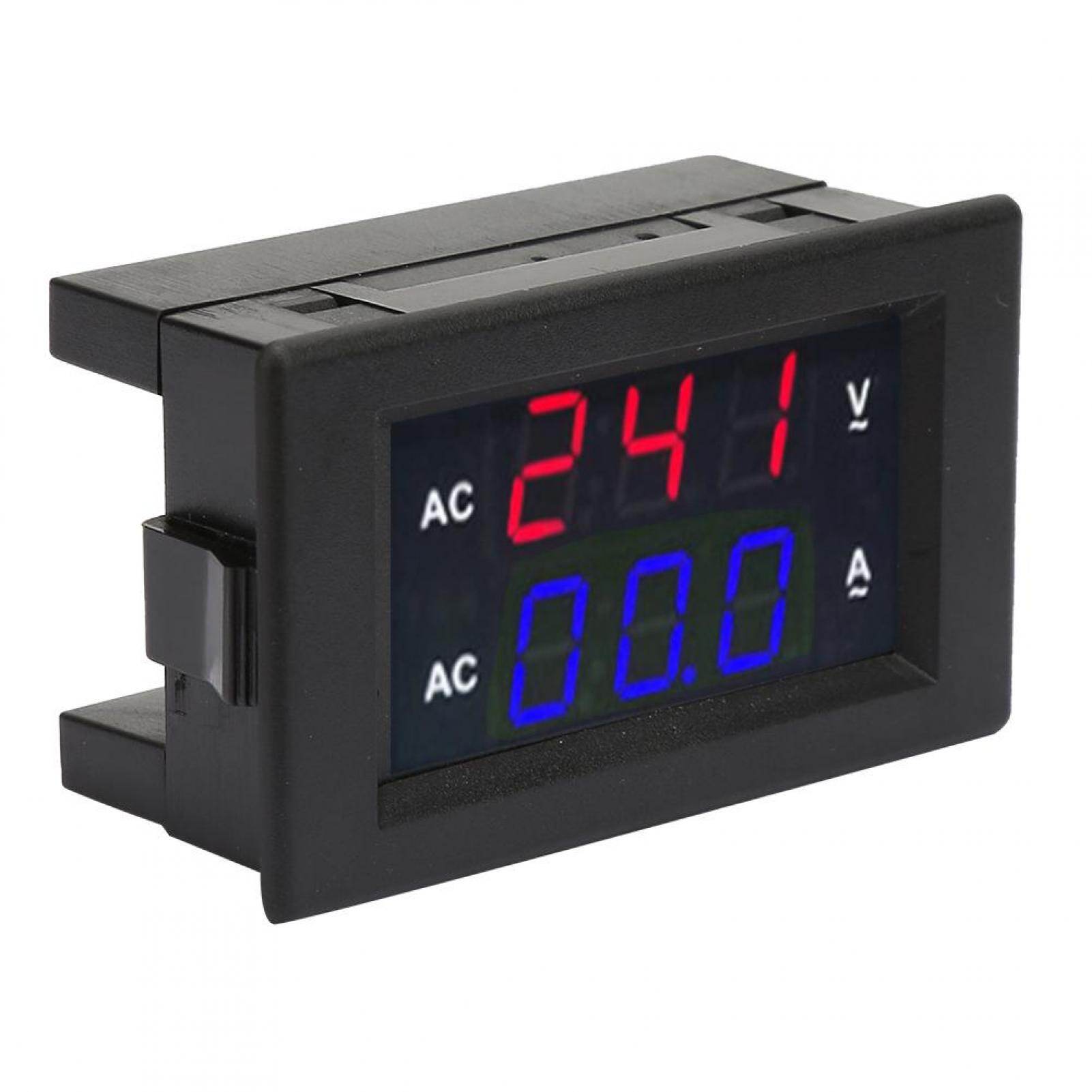 LED Digital Display AC 100~300V Voltmeter 0-10A Ampere Meter