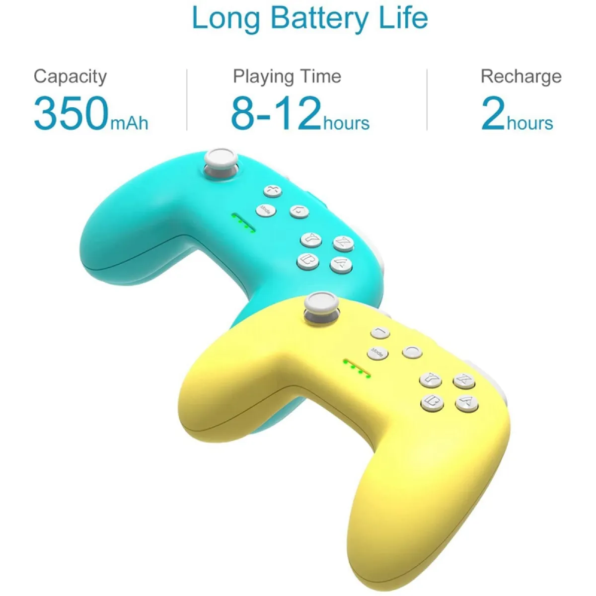 switch pro controller battery capacity
