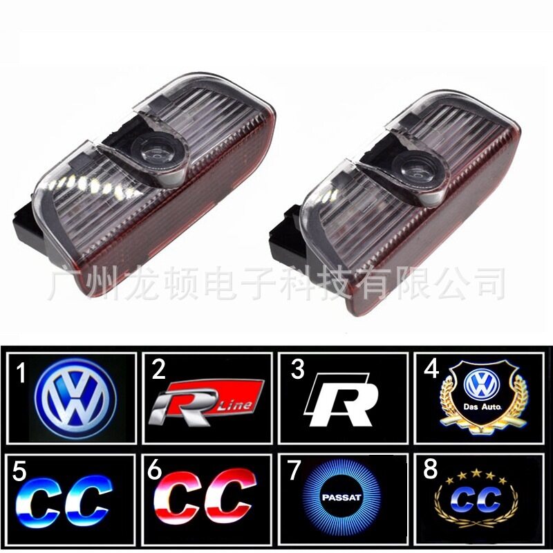 【Cw】 Áp Dụng Cho Đèn Chào Mừng Công Chúng Đèn Chiếu Tia Laser Đèn LOGO Cửa Xe Đặc Biệt Passat Cc Magotan