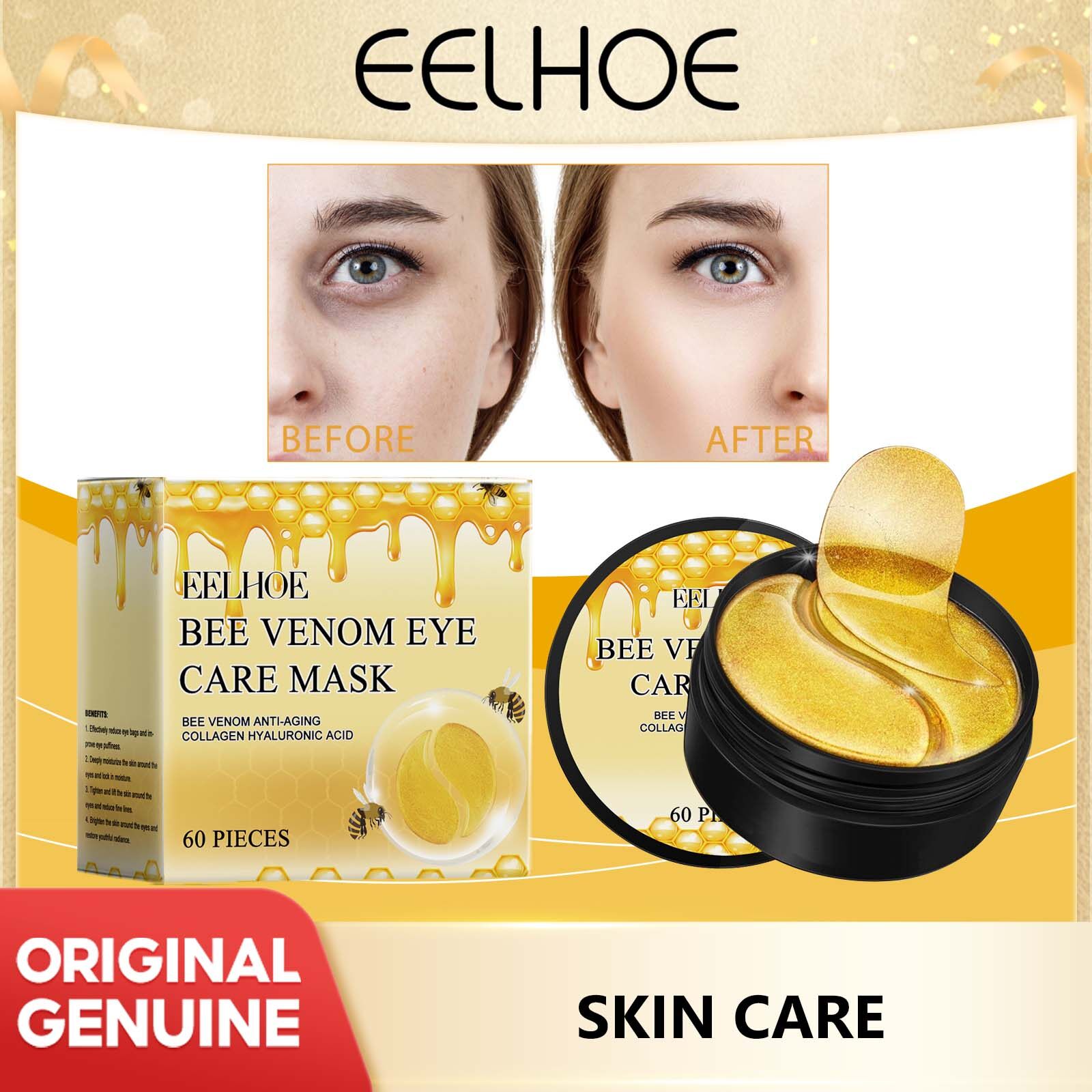 EELHOE Bee Venom Eye Care Mask Firming and Moisturizing Eye Mask 