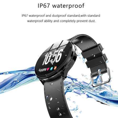 Untiemall V12 Life นาฬิกาอัจฉริยะบลูทูธสมาร์ทริสท์แบนด์สำหรับออกกำลังกาย Tracker สำหรับ IOS9.0/Android4.4 ขึ้นไป