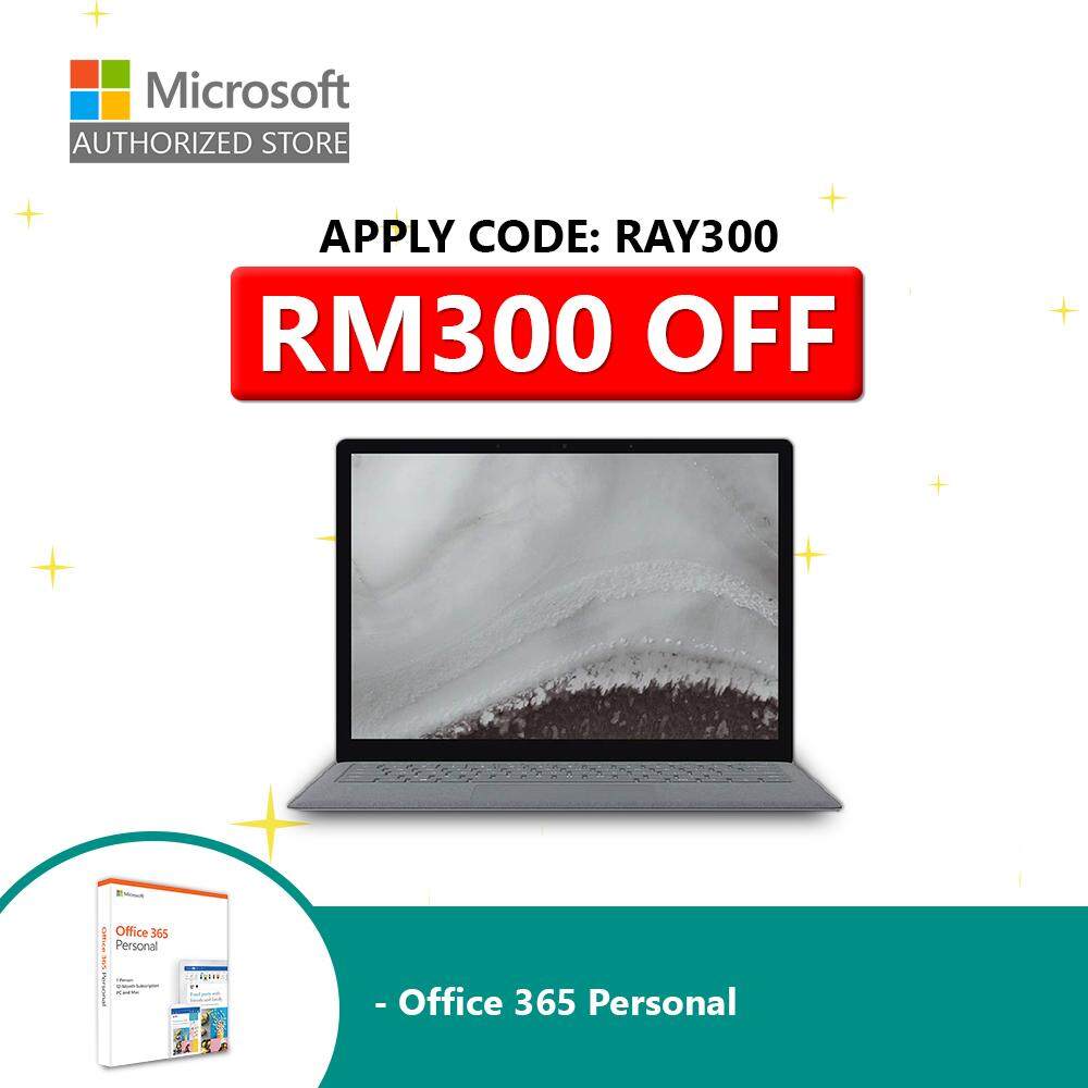 Microsoft Surface Laptop 2 i5/8/128GB (Platinum) + Official 365 Personal Malaysia