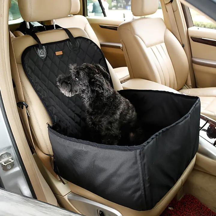 Portable Deluxe 2 In 1 Dog Seat Protection Car Booster Front Cover For Cat Non Slip Waterproof With Safety Belt Lazada Singapore Portable Deluxe 2 In 1 Dog Seat, Dog Car Booster Seat Singapore
