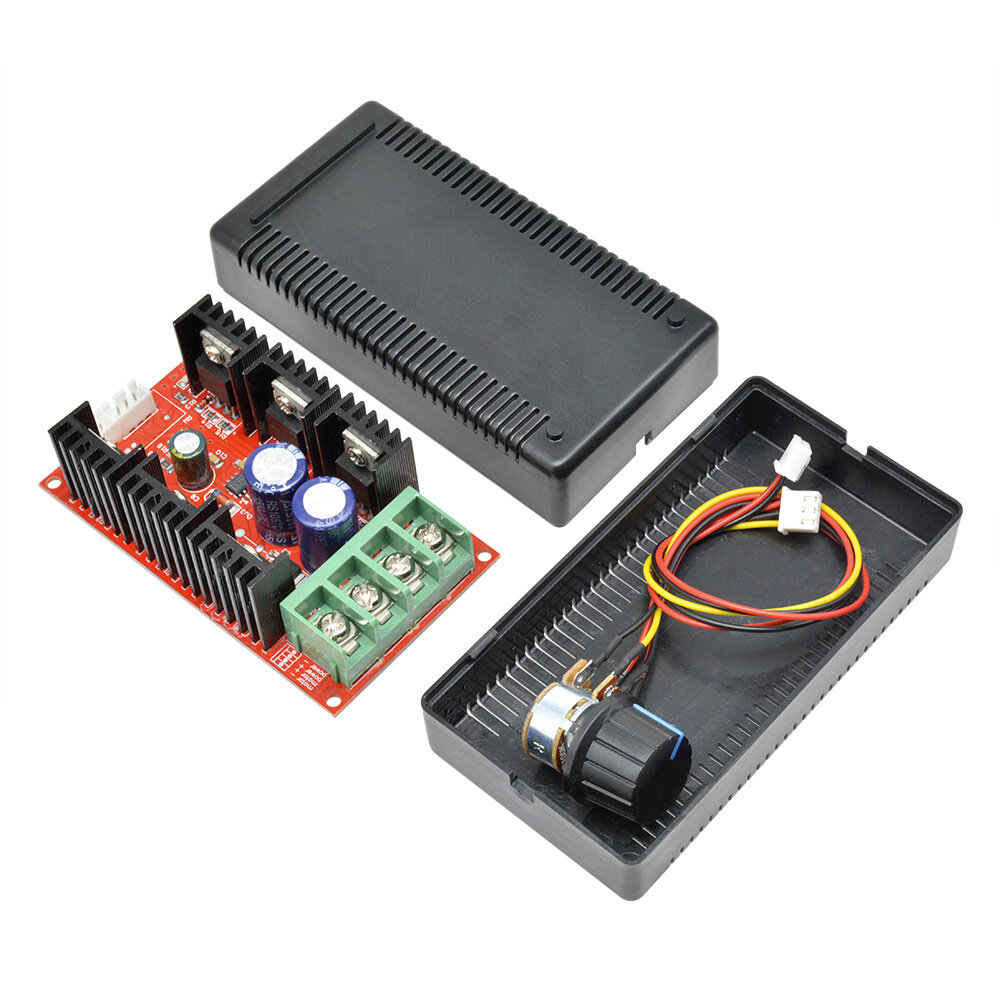 SeasBoat Bộ điều khiển tốc độ động cơ 40A DC 10-50V Bộ điều chỉnh điện áp 2000W Dimmable Motor Speed Control Module điện tử