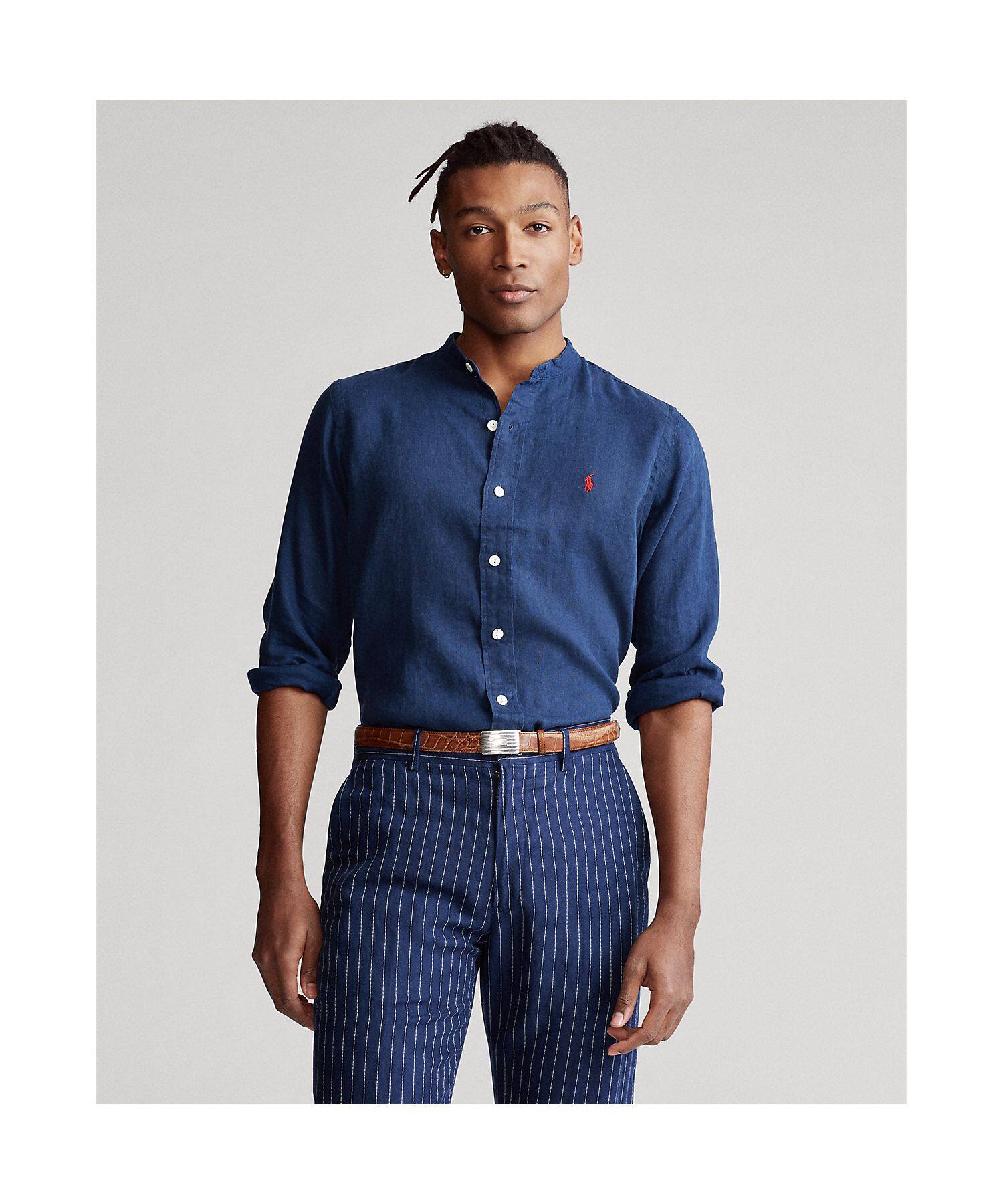 ralph lauren classic fit linen shirt