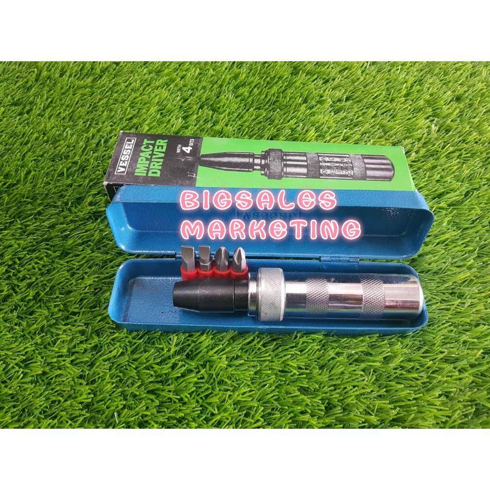 2500 VESSEL Impact Driver With 4 Bits Lazada