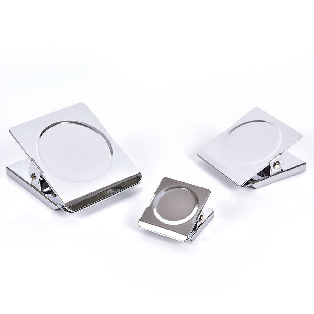 Hook Memo Note Silver Wall Clip Magnet Clip Spring Loaded