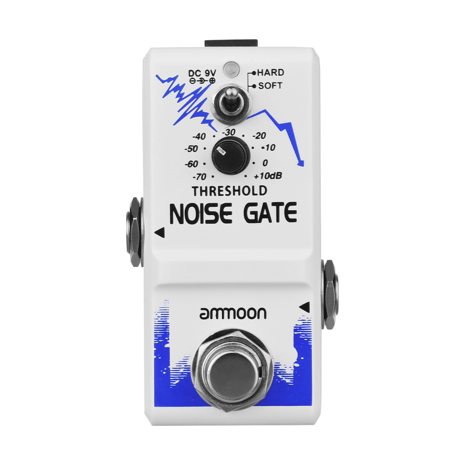 [ammoon]Single Noise Gate Guitar Effect Pedal True Bypass Zinc Alloy Shell