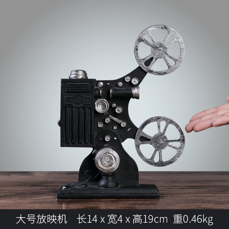 Film projector model cinema shooting ornaments resin crafts nostalgic props