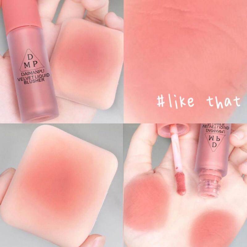Matte Velvet Liquid Blush 3 Colors Facial Pigment Lasting Natural Cheek Face Contour Brighten Blush Korean Women Makeup Cosmetic