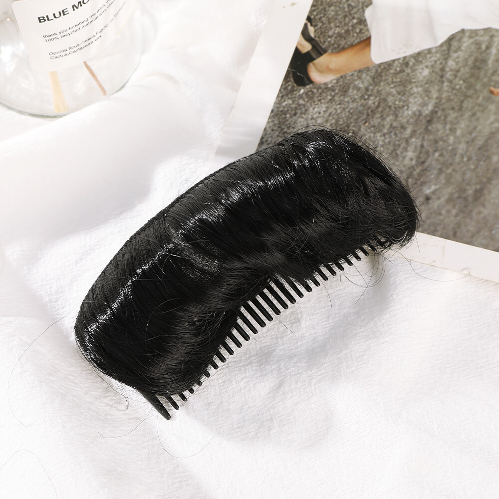 Haimeikang Wig Piece Hair Root Simulation Pad Hair Comb Top Fluffy Natural Invisible Increment High Device Headwear Hair Comb