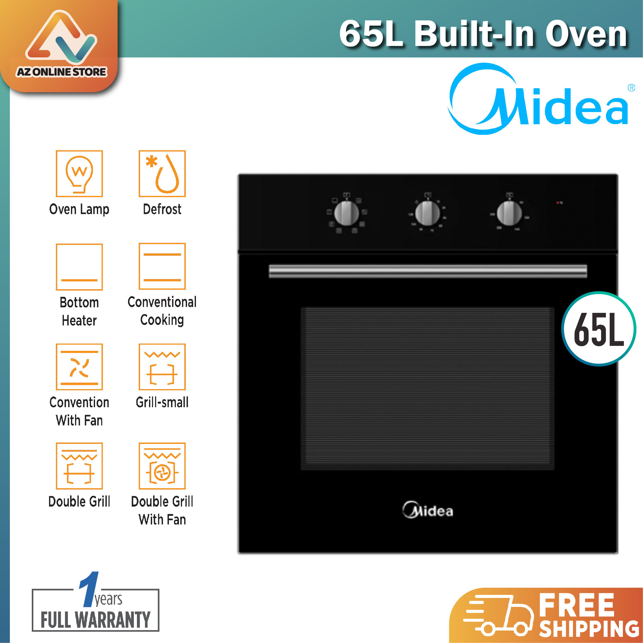 midea-oven-mbo-m1865-65-litres-8-functions-with-rotisserie-oven-built