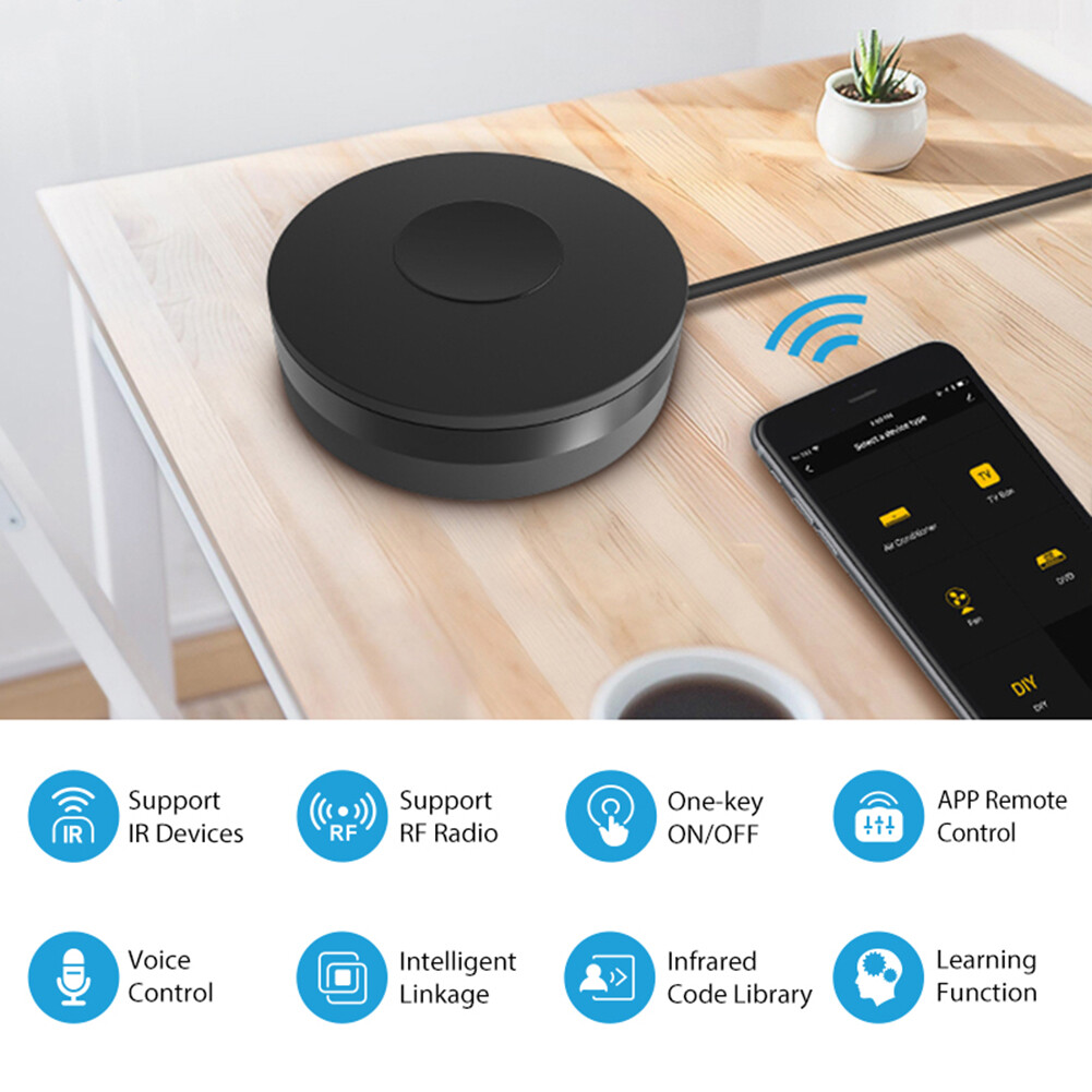 Tuya WiFi IR RF Remote Control Support for Amazon Alexa Google Assistant Universal Infrared Remote Control for Air Conditioner TV Appliances