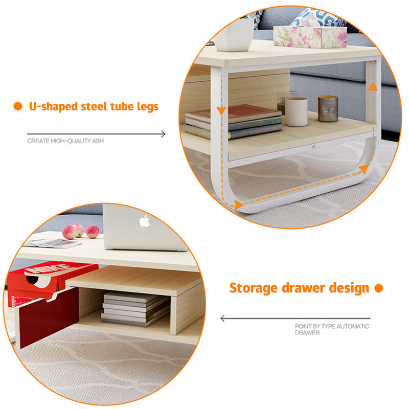 Joy Live table Simple and modern living room creative multifunctional small coffee table dining table