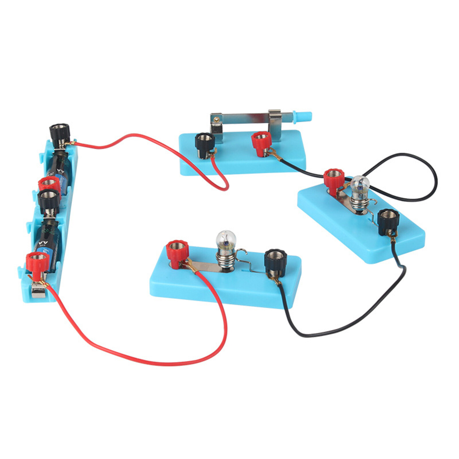 1 Set Educational Circuit Toy Creative Electrical Physics Science Lab Learning Circuit Kit for Children