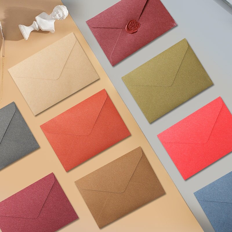 Creative Retro Solid Color Envelope Simple DIY Envelope