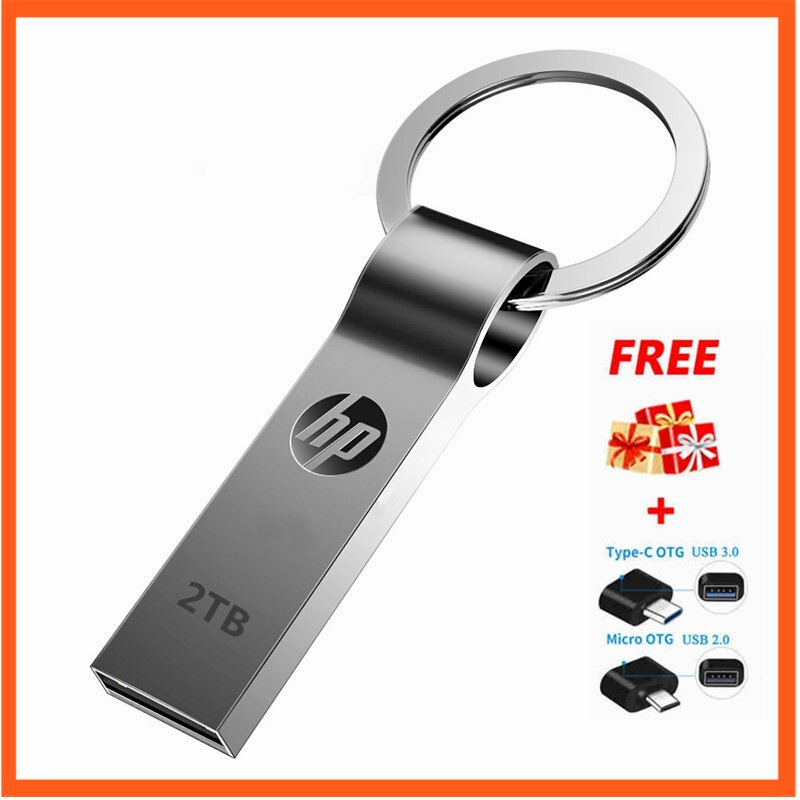 ETBAO Ổ Đĩa Flash HP 1TB USB 3.0 Ổ Đĩa U 2TB Tốc Độ Cao Bằng Kim Loại Cho Máy Tính