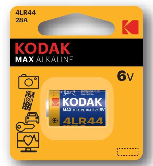 Genuine KODAK MAX 28A (4LR44) Super Alkaline Battery 6V Malaysia