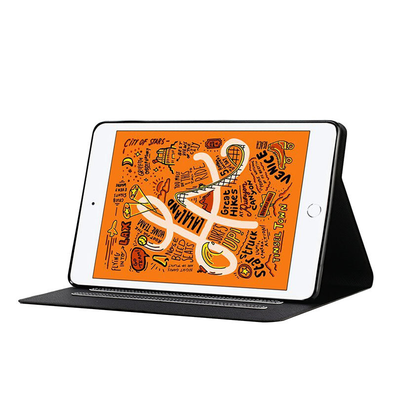 PU leather case for iPad Mini 1 2 3 4 5 soft stand cover iPadMini Mini2 Mini3 Mini4 Mini5 2019 holder