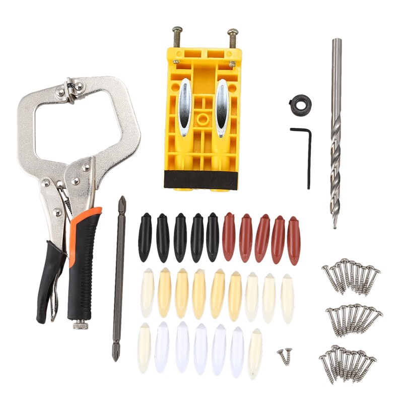 Fenteer New Rotary Power Drill Dedicated Locator Drill Bits Multi Tool Woodworking Tools Kit