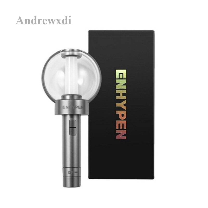 Andrewxdi 1 chiếc Kpop enhypen Lightstick đèn LED hòa nhạc chính thức với chức năng Bluetooth và đèn đã bảy màu
