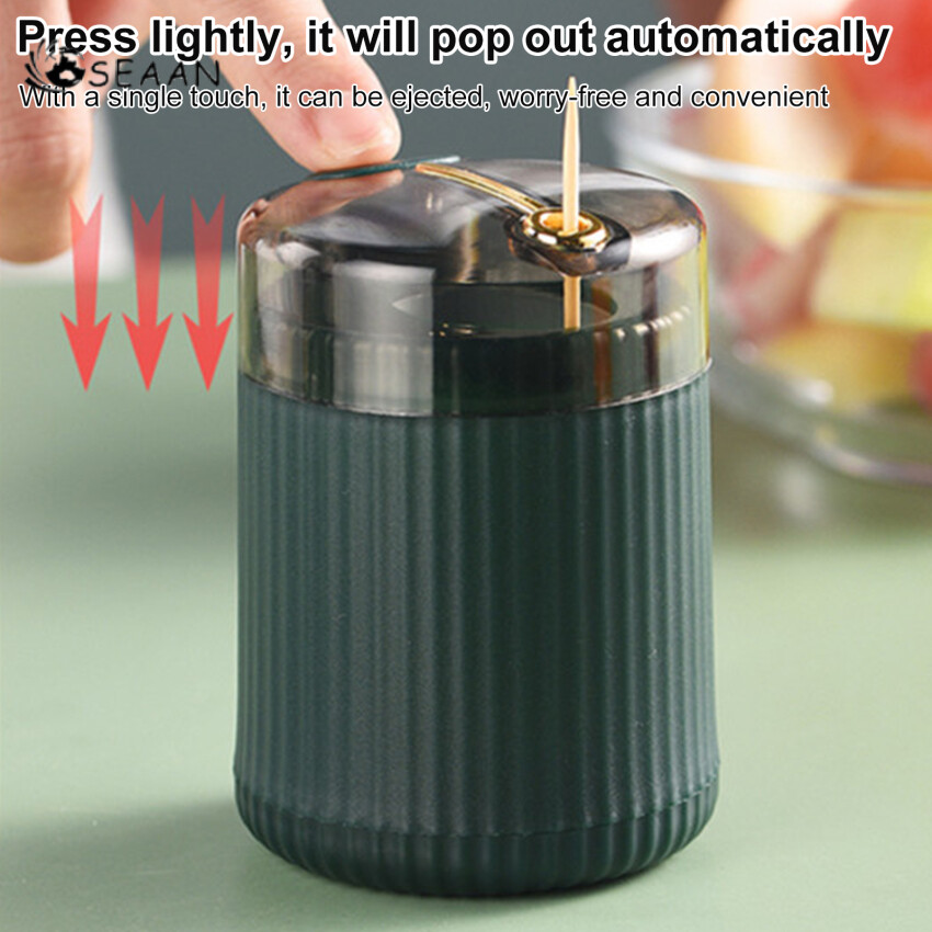 Modern Simple Pop-Up Toothpick Box Creative Press Type Automatic Pop-Up Toothpick Can Household Convenient Toothpick Boxes
