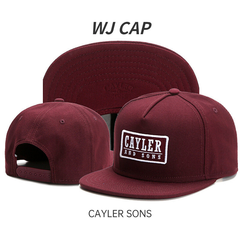 CAYLER SONS Hip Hop hat embroidered flat brimmed cap retro sports baseball cap