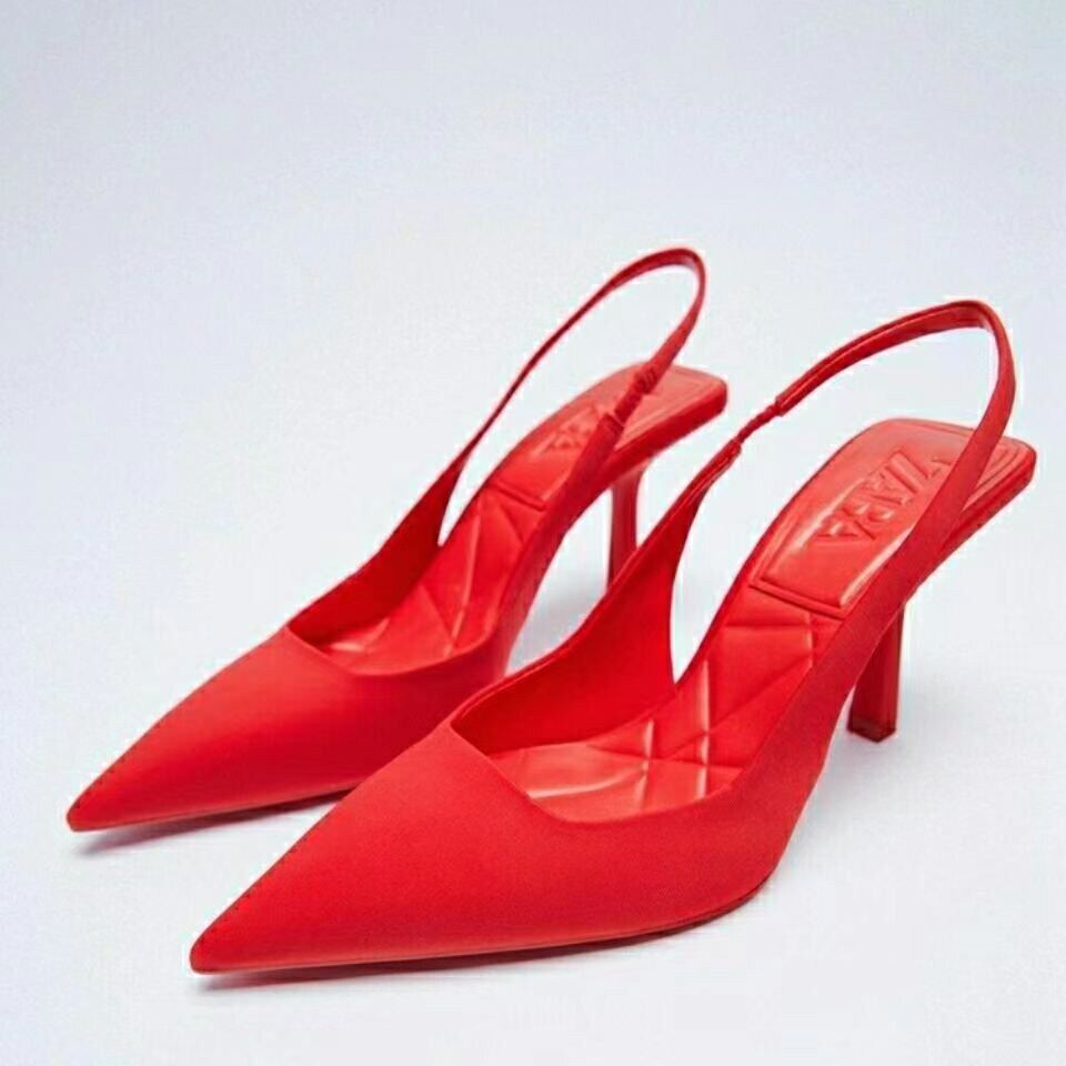 Red slingbacks on sale