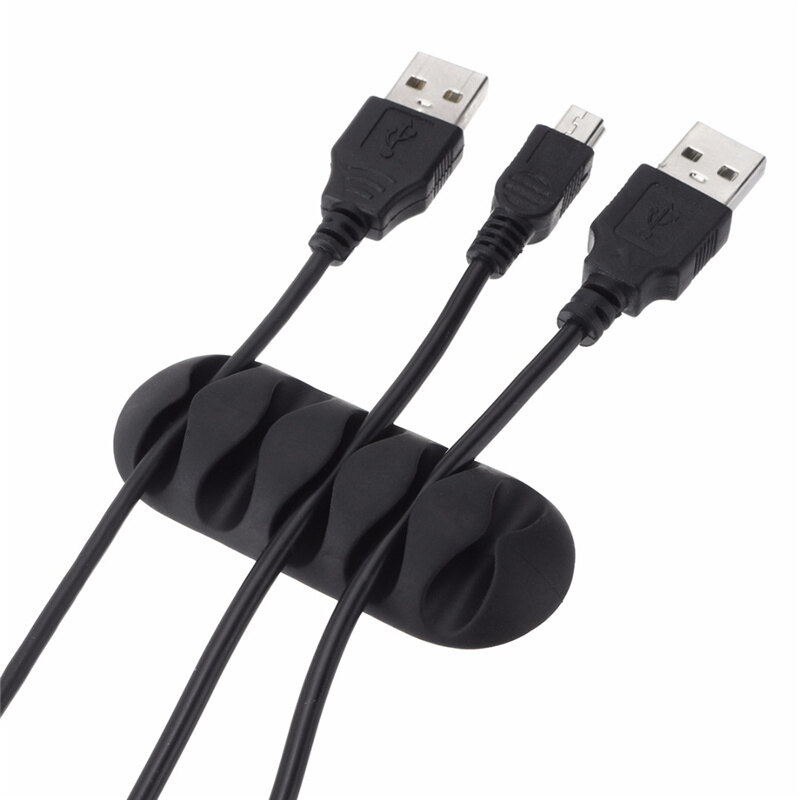 Sắp Xếp Cáp USB, Cuộn Dây Cáp Kẹp Quản Lý Gọn Gàng Để Bàn Giá Đỡ Cáp Dành Cho Chuột, Dây Tai Nghe Tổ Chức
