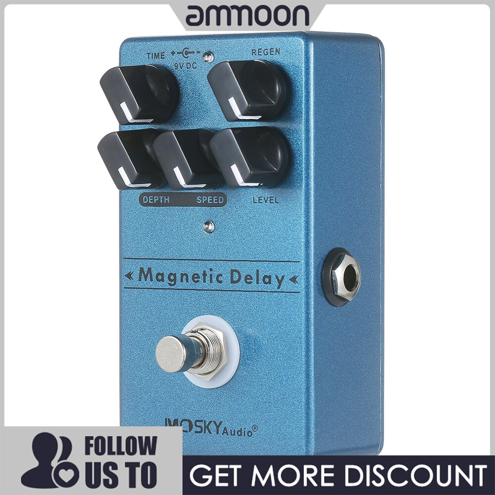 [ammoon]quà bí mật MOSKYaudio Delay Echo Effect Pedal Guitar Effects Delay Effect Pedal