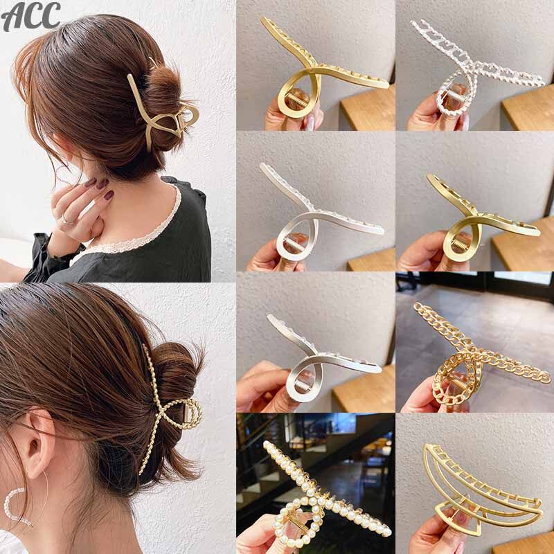 ACC new women Headwear Barrette Metal Claw Clips