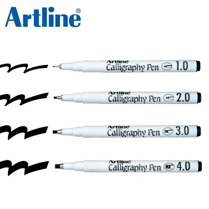 Artline Calligraphy Pen Ek 24 Lazada