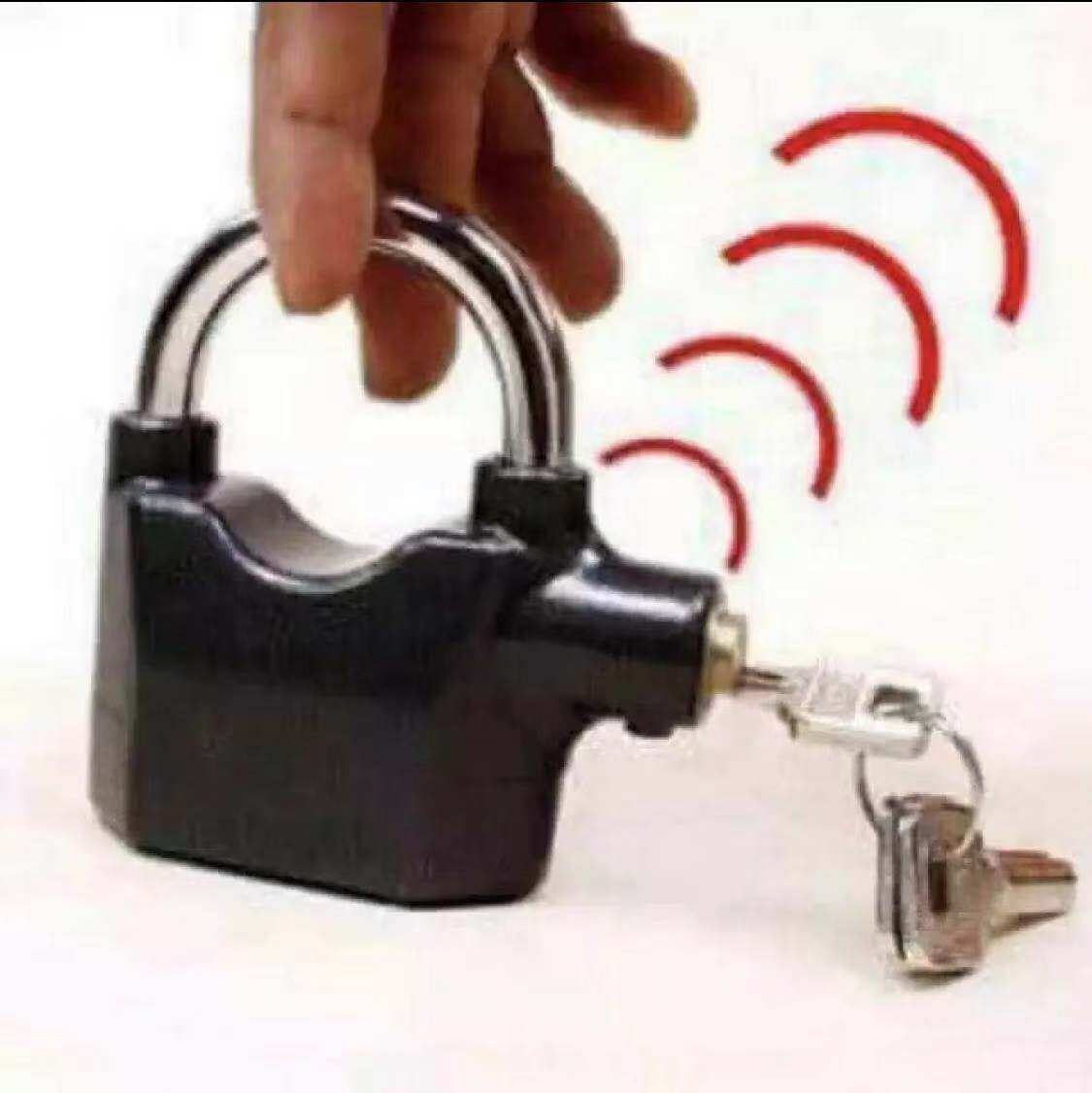 Alarm Padlock For Door Motor Bike Car 110db AntiTheft Security Lock