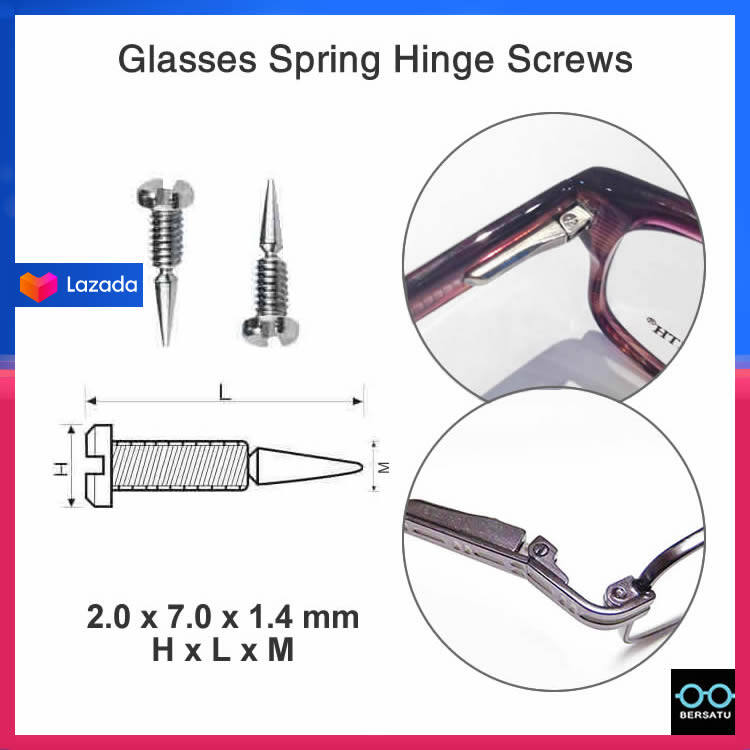 Self Aligning Tapping Spring Hinge Glasses Screws Spectacle