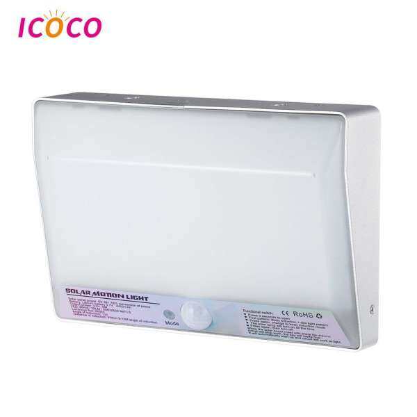 ICOCO 3 W 48 LED Năng Lượng Mặt Trời Cảm Biến Chuyển Động Ánh Sáng Sân Vườn Dán Tường Trang Trí Nhà Cửa Ngoài Trời Chống Nước Chiếu Sáng Đèn Năng Lượng Mặt Trời