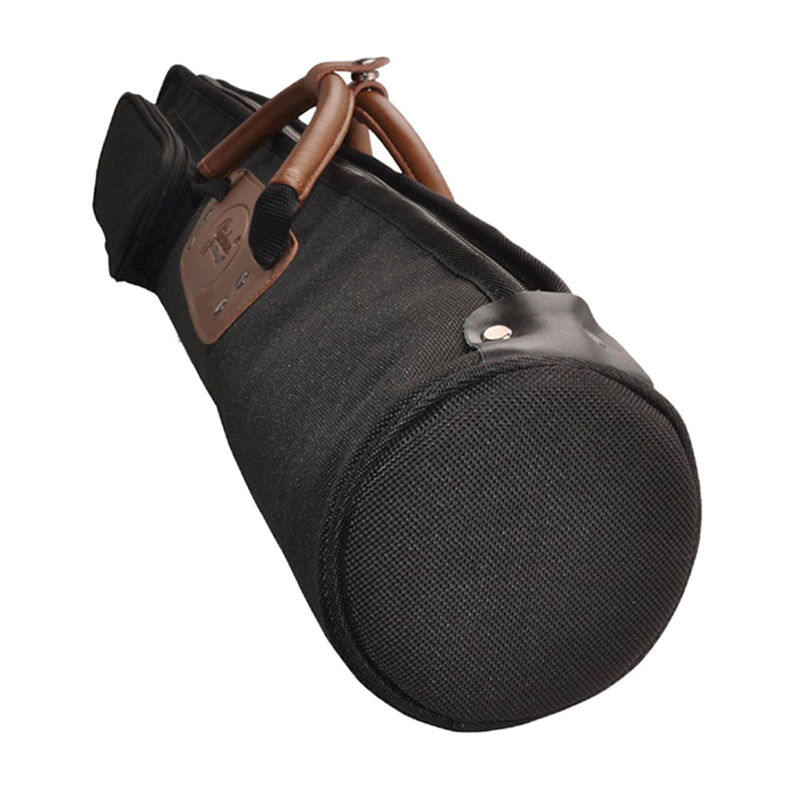 Baoblaze Saxophone Storage Bag with Exterior Pocket Leather Handle Adjustable Shoulder Strap Music Instrument Travel Clarinet Carry Case Waterproof